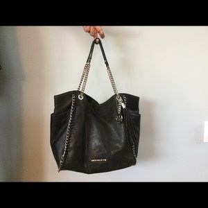 Michael Kors Leather Chain Hobo